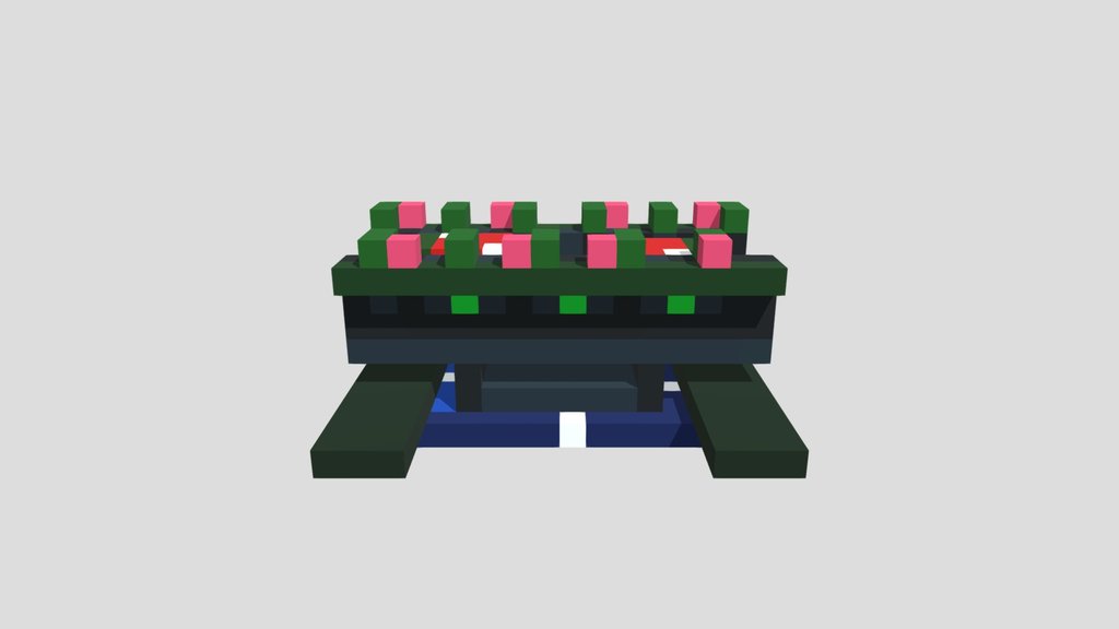 Enchanted Moss Bridge - Voxel 32x32 (Animated)