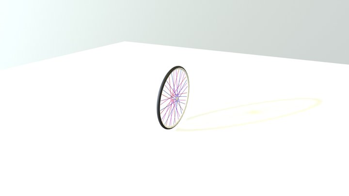 Bicycle Wheel 3D Model