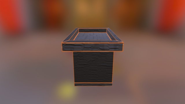 Tumba Cerrada 3D Model