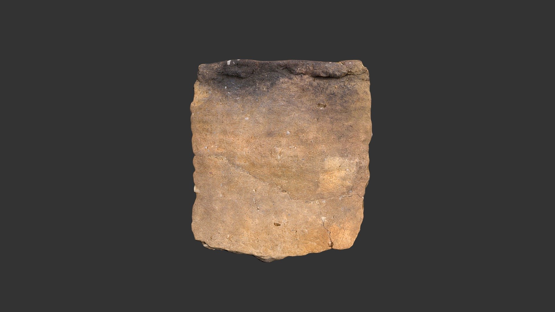 Uwharrie Plain Jar Rim (2137p154)