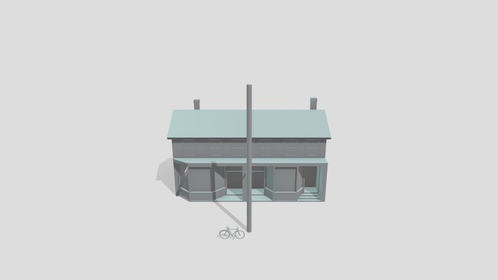 Building, Laundry_1 3D Model