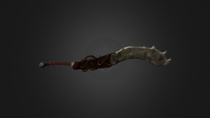 Stylized Sword 3D Model