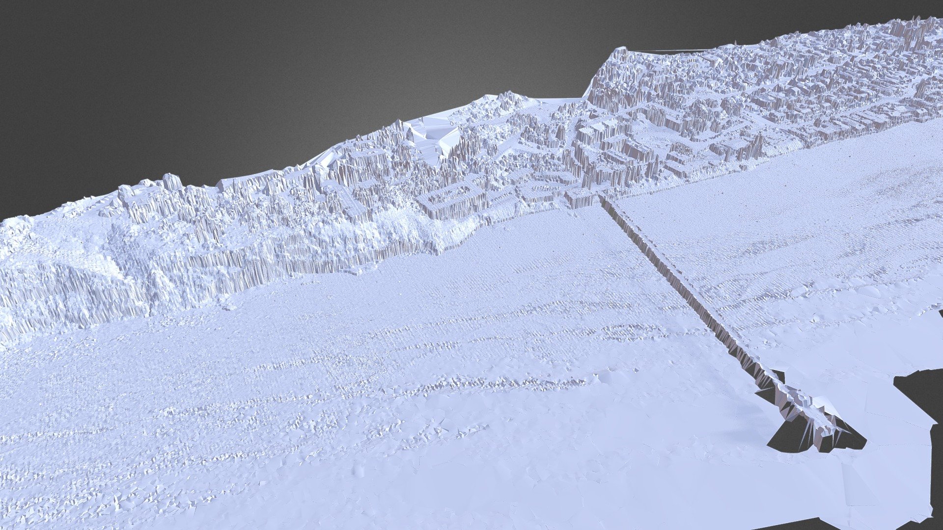 Scripps Pier - From USGS Lidar Data