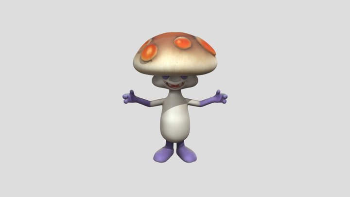 Mushroom_character 3D Model