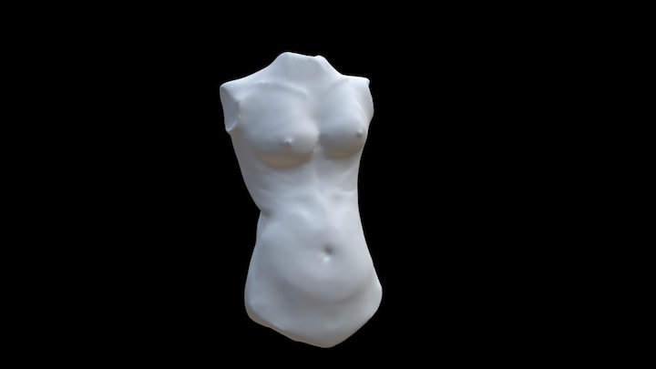 Female Body Study / Roman Statue 3D Model