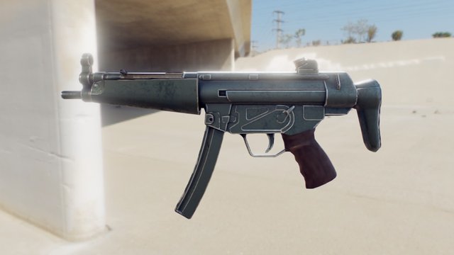 HK MP5-A3 3D Model