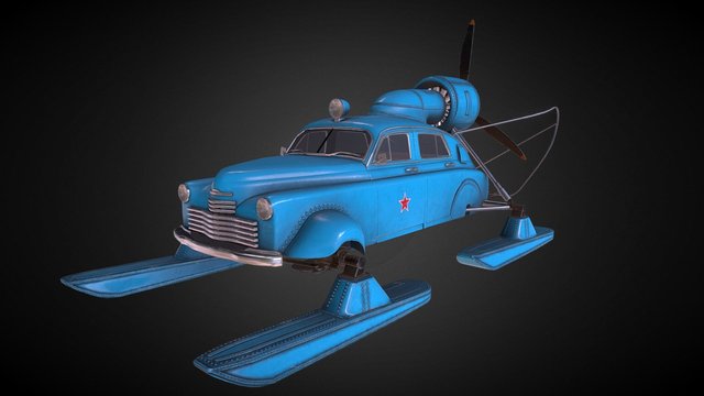 Sever-2 snowmobile 3D Model
