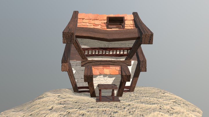 simpleHouse 3D Model