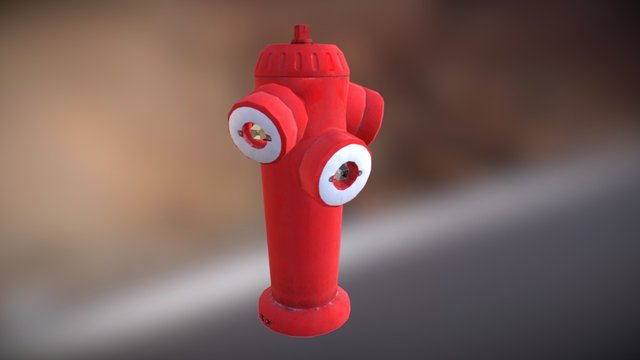 Fire Hydrant B 3D Model