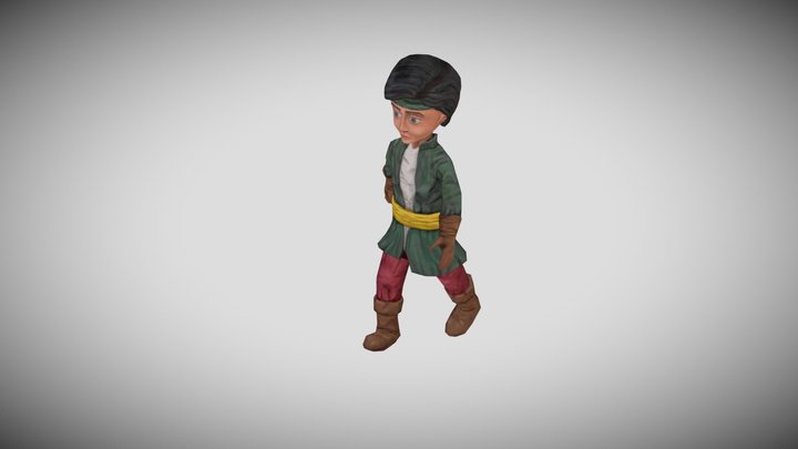 Boy character 3D Model