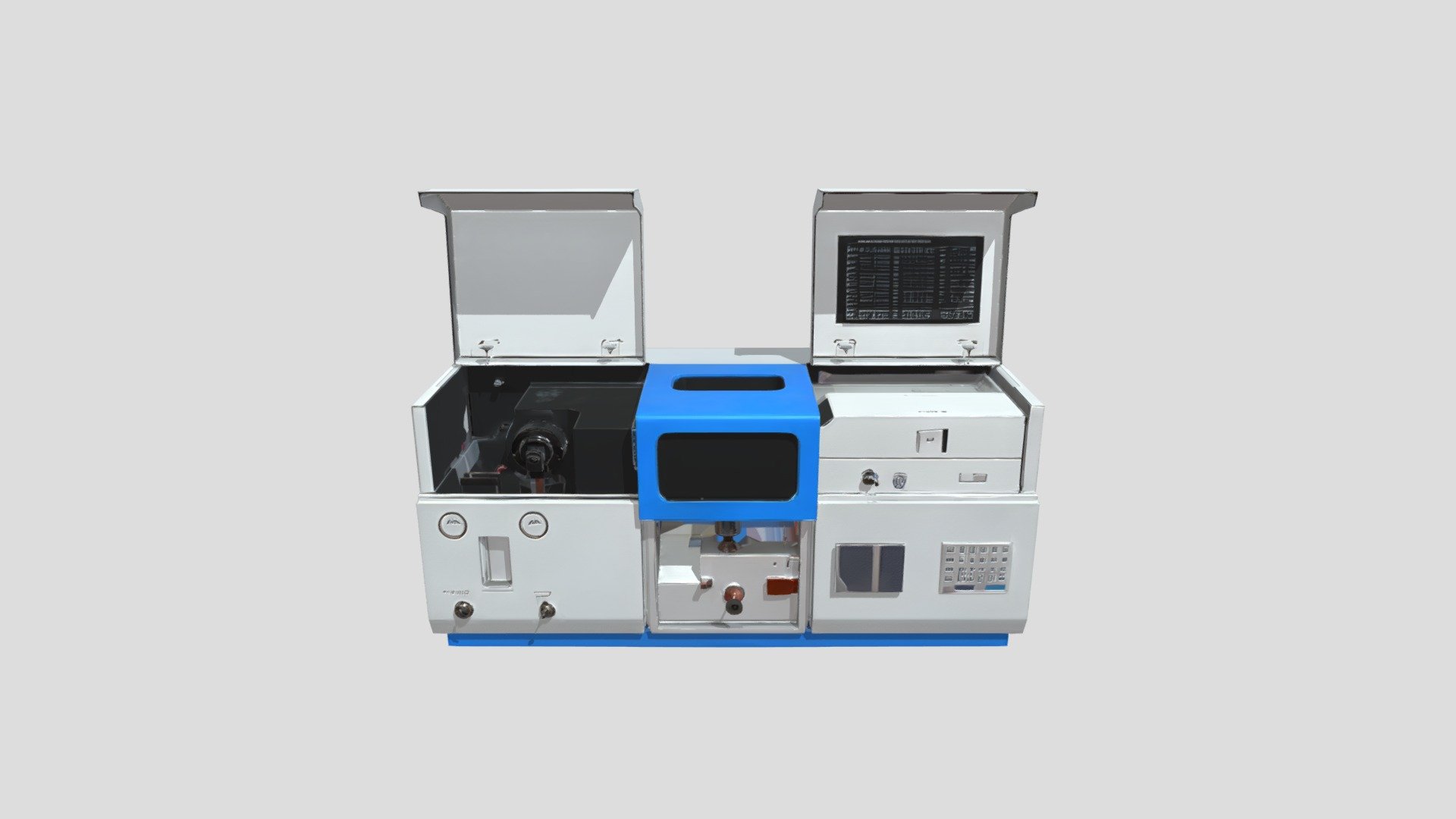 Laboratory analytical instrument - 3D model by asafitapolly031 [bf232a7 ...