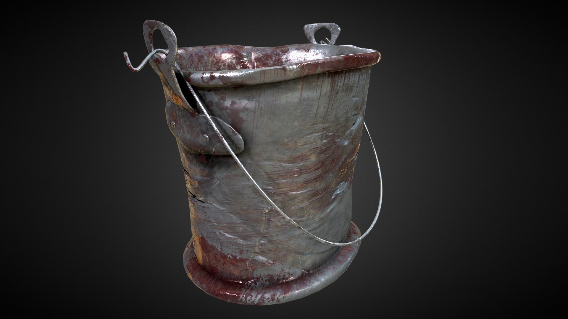 3D model Pail - This is a 3D model of the Pail. The 3D model is about a close-up of a glass.
