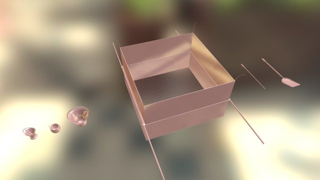 Altar Of Burnt Offering Of The Tabernacle 3D Model