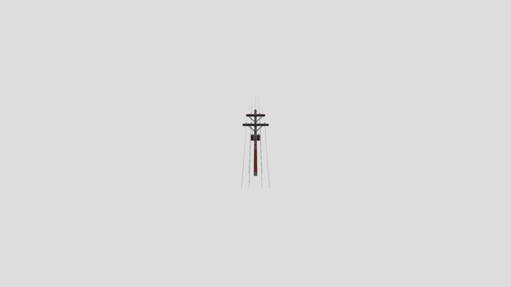Electric Pole 3D Model
