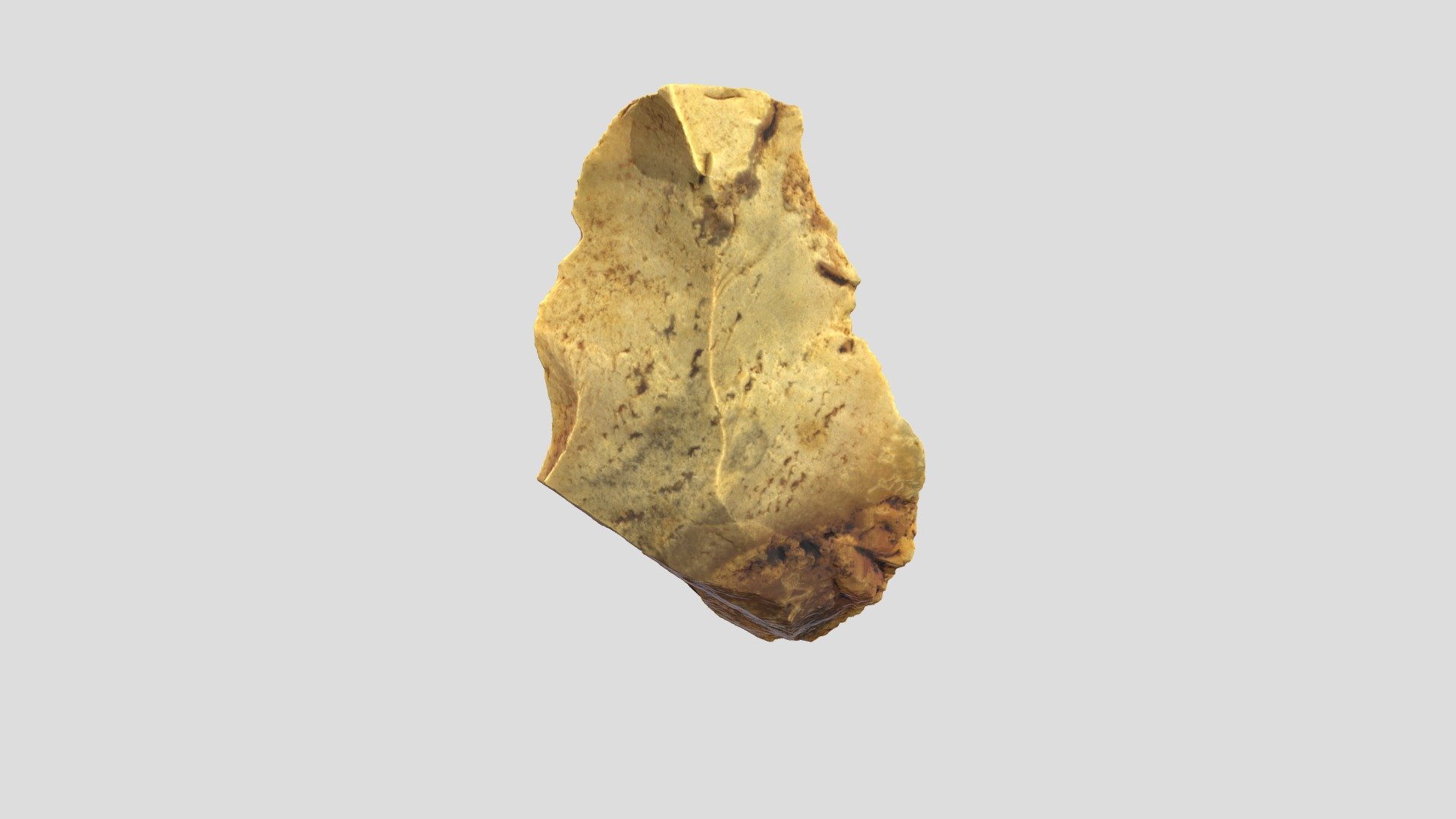 Lithic Flake / Lasca (Flint/Sílex) - 3D model by Carlos G-Noriega Villa ...