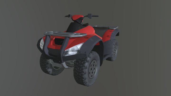 ATV Quad 3D Model