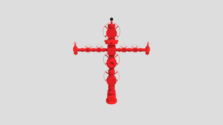 Christmas Tree (oil and gas) 3D Model