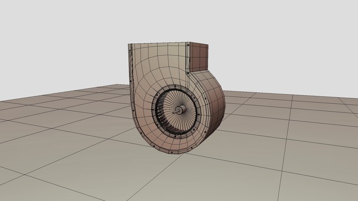Mechanical Air Filter part 3D Model