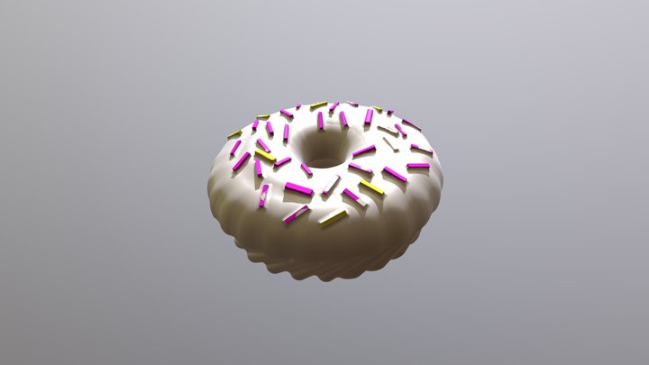 Donut 3D Model