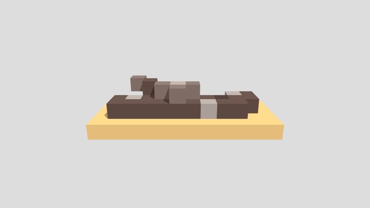 Driftwood - Voxel 32x32 – Modello 3D gratuito STL