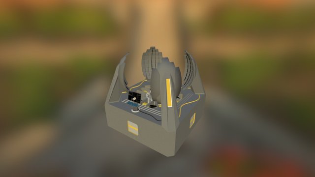 Nanite Factory 3D Model