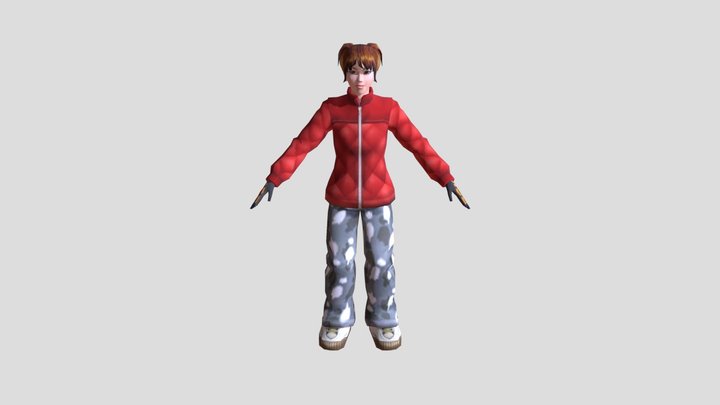 GameCube - SSX 3 - Kaori (2) 3D Model