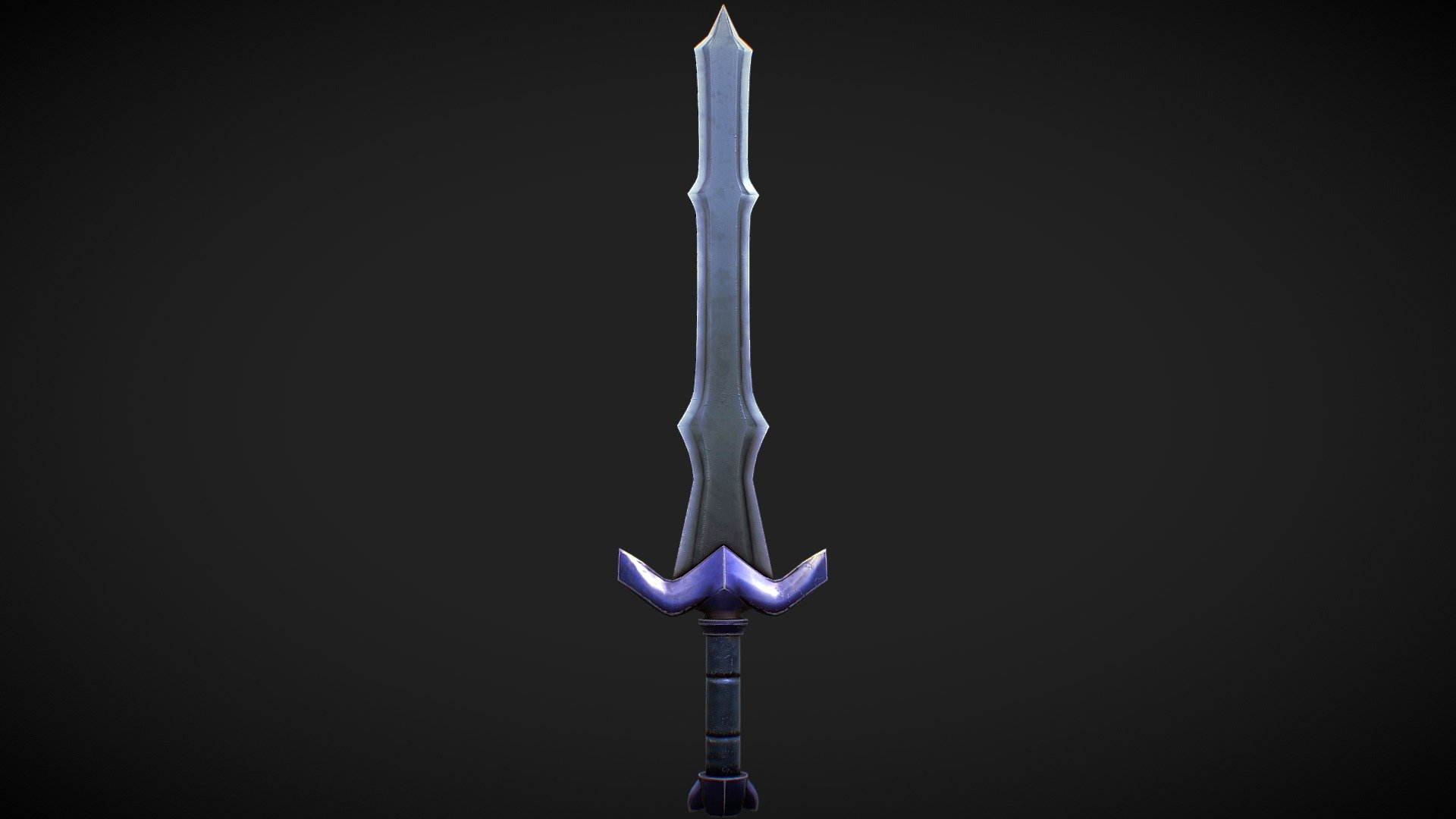 Stylized Sword   3D Model By Lemonaden [bf286e9]   Sketchfab