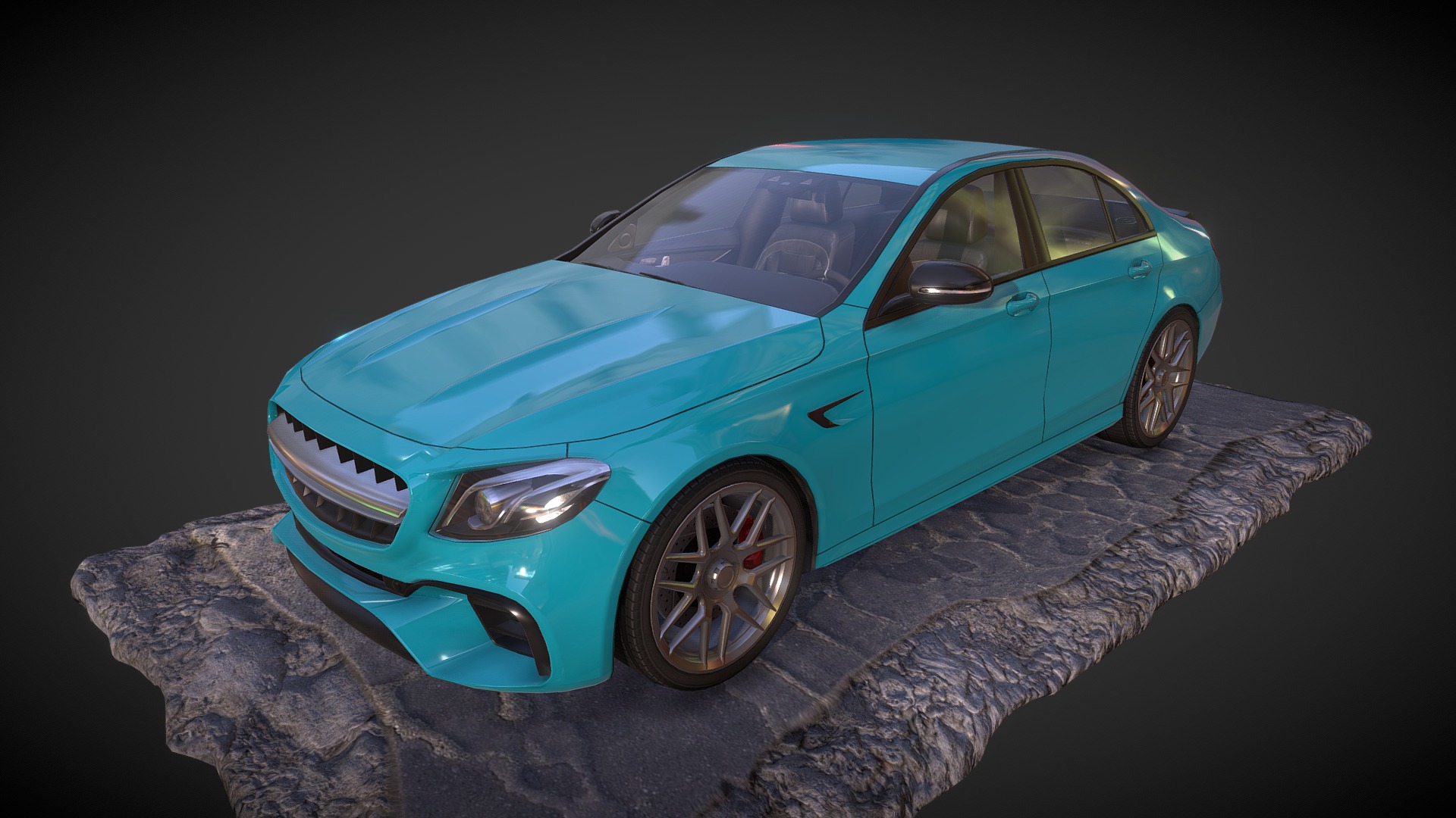 Mercedes-AMG E63 - 3D model by Devsanterr [bf29107] - Sketchfab