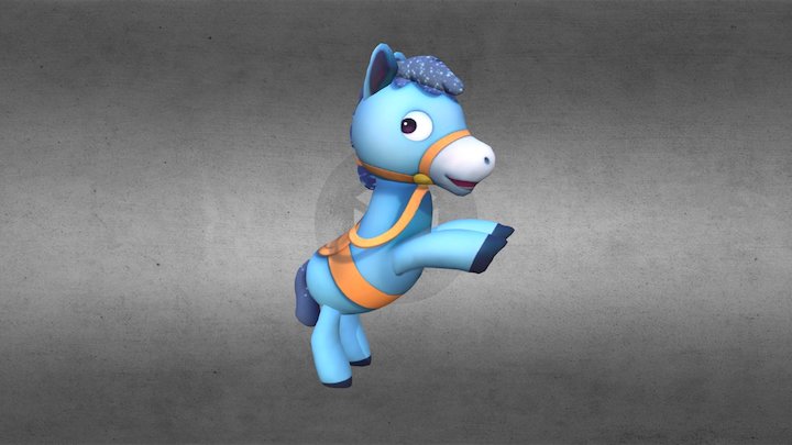 Sparky the horse 3D Model