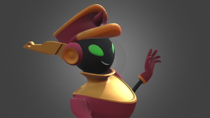 Doodle Bot 3D Model