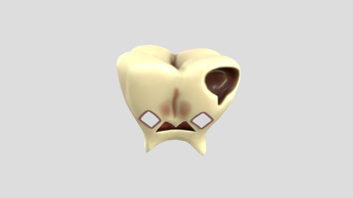 Tooth Pokemon 1st Stage 3D Model
