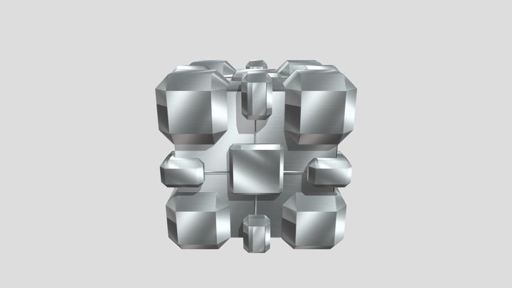Platinum Cube 3D Model