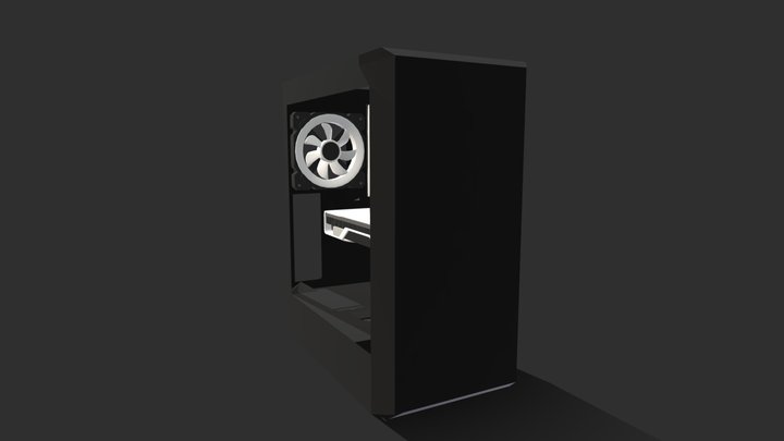 Corsair icue 220t Airflow case 3D Model