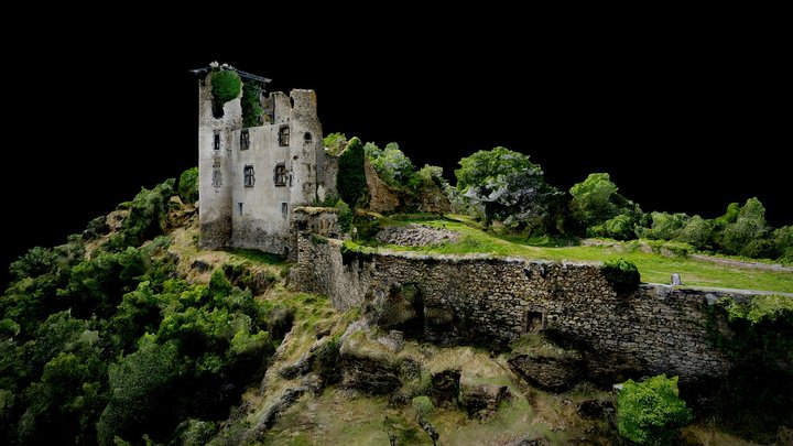 Château d'Aurouze dans le 15 (France) 2025 V2 3D Model