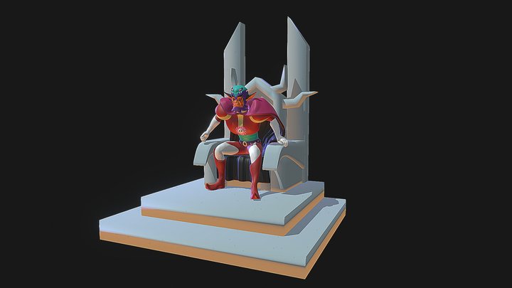 Vega street fighter 3D model 3D printable