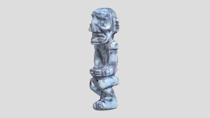 Ancient Taíno Effigy Artifact 3D Model