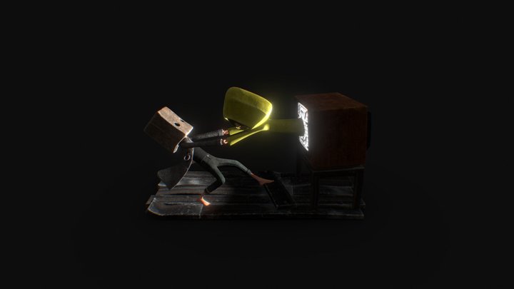 Little Nightmares 2 Diorama 3D Model