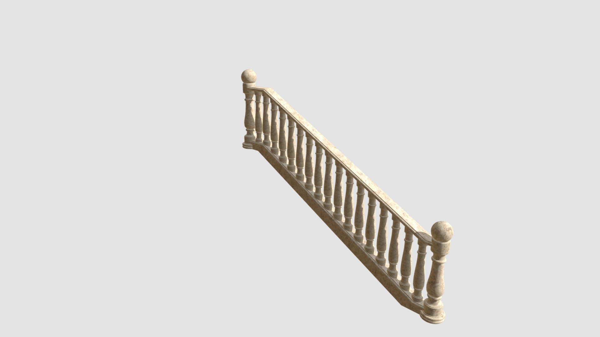 railing - Buy Royalty Free 3D model by Evermotion [bf2c27e] - Sketchfab ...