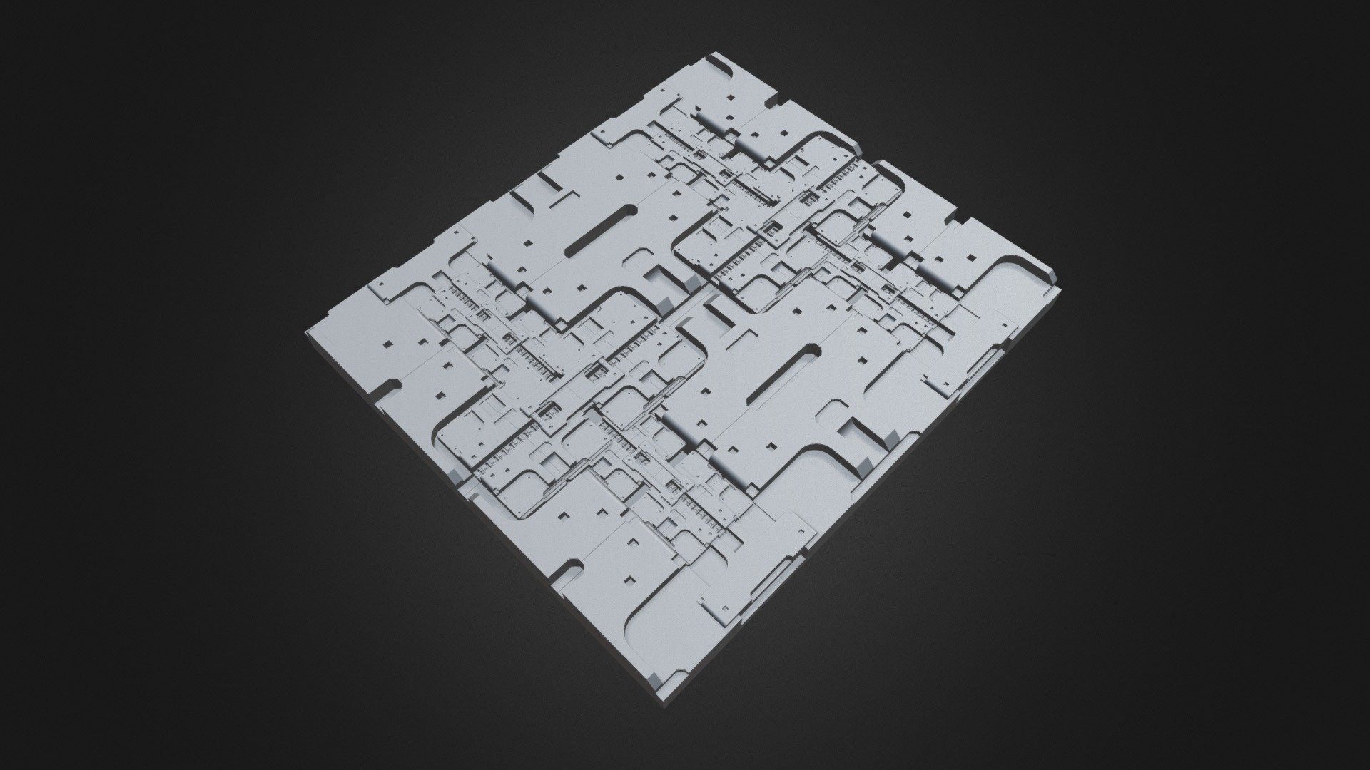 Sci-fi Floor Section KB015