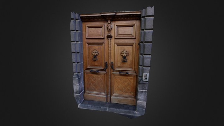 Door_Riom #3DST26 3D Model