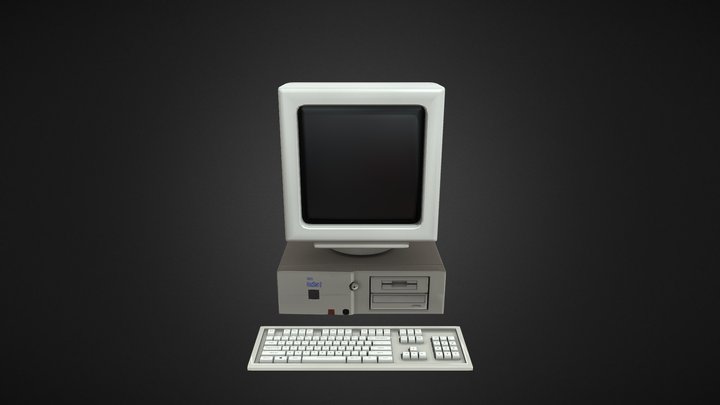 90s Computer 3D Model