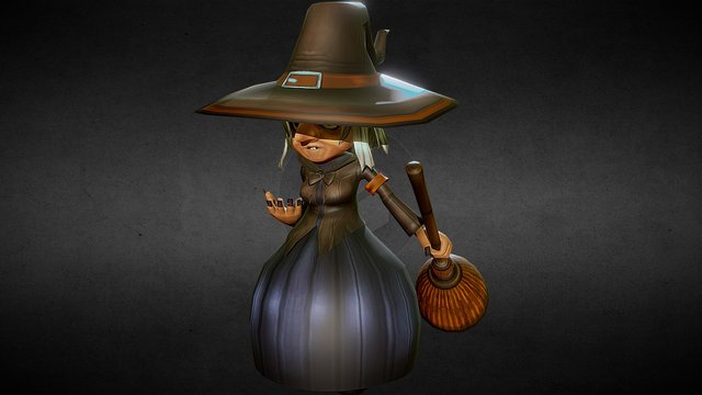 witch 3D Model