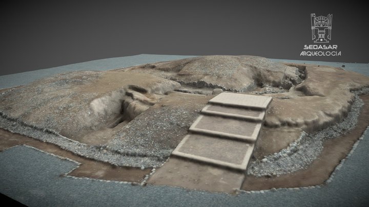 Sitio Arqueologico Huaca Corpus II 3D Model