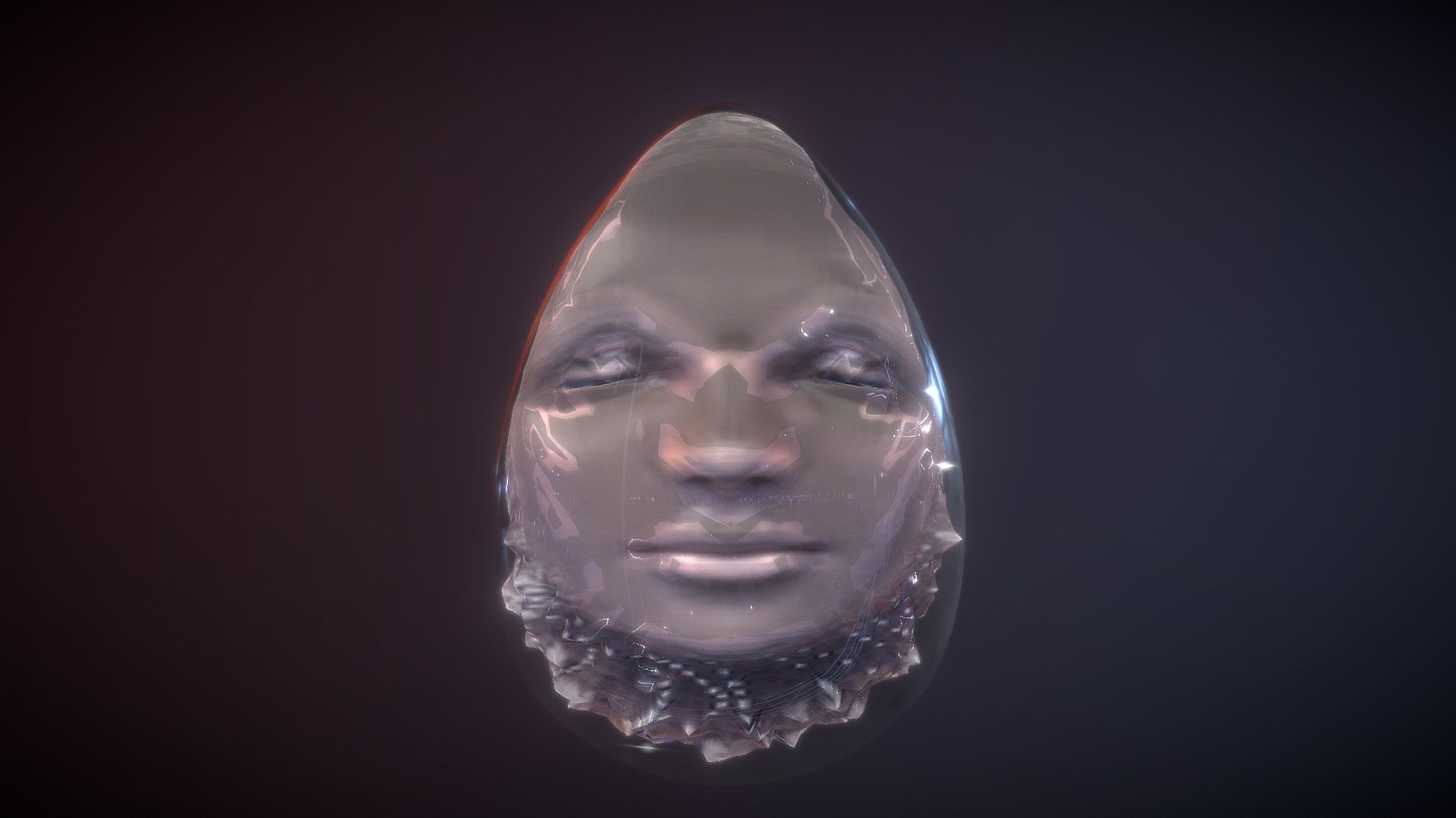 Glass Art Egg 2