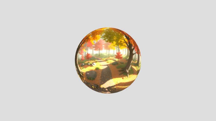 Skybox_autumn_forest 3D Model