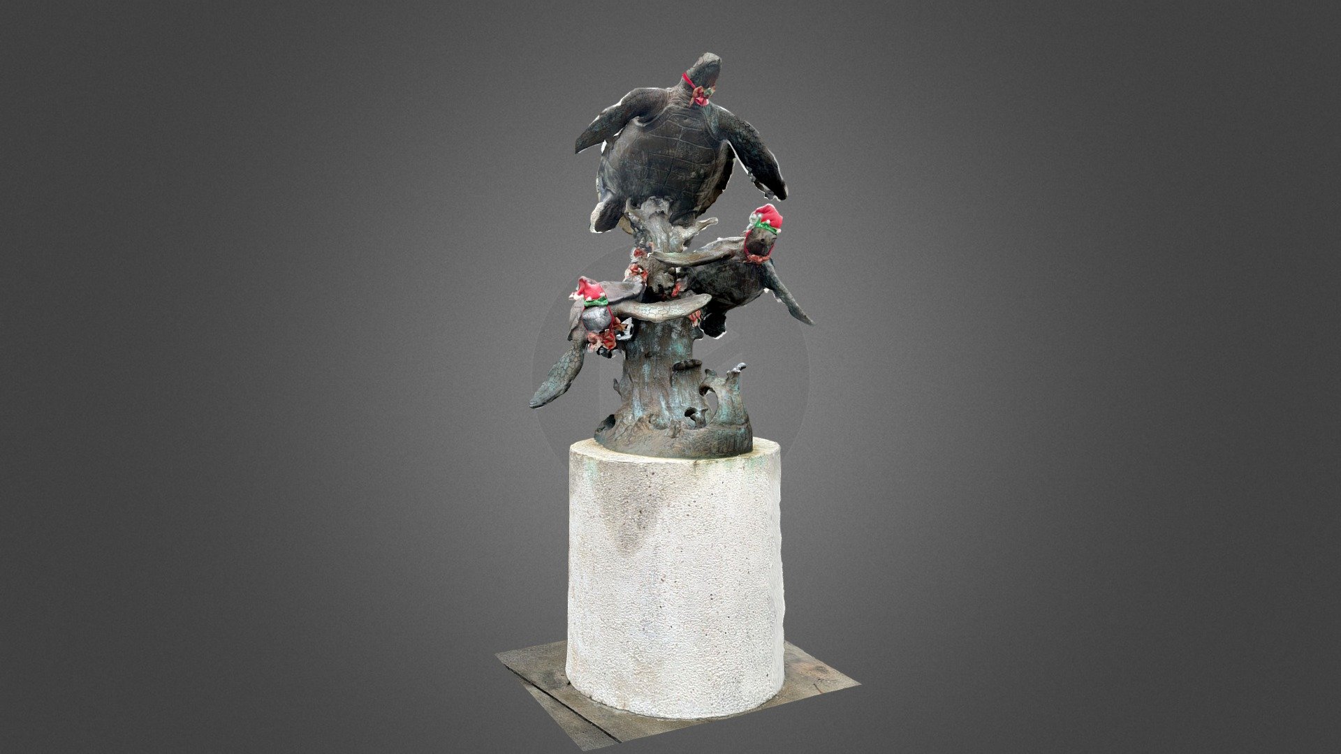 Sea Turtles Statue - Photogrammetry - Download Free 3D model by PTinSC ...