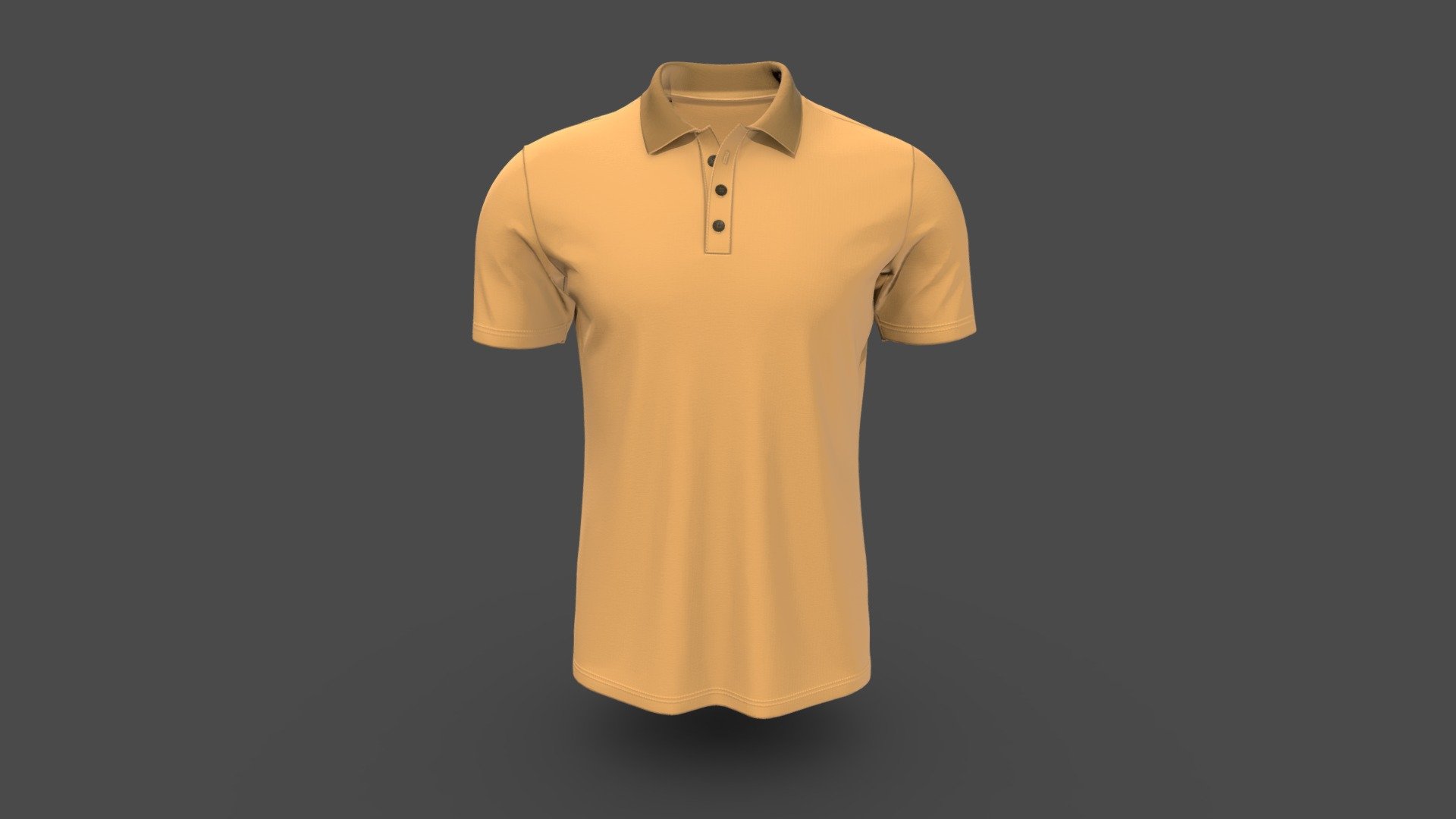 Men Slim Fitted Polo - Buy Royalty Free 3D model by BINARYCLOTH ...