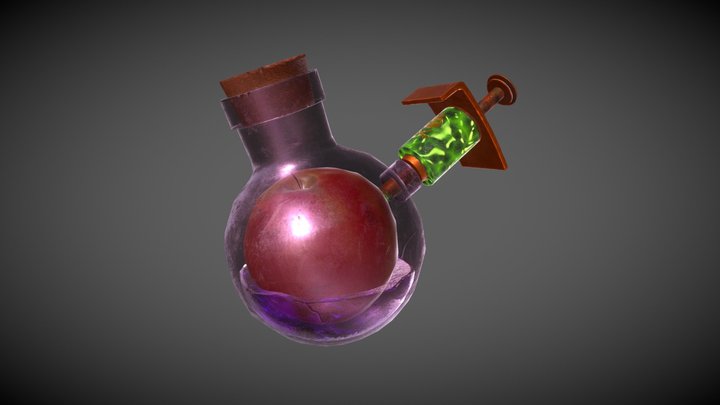 Apple Bomb 3D Model