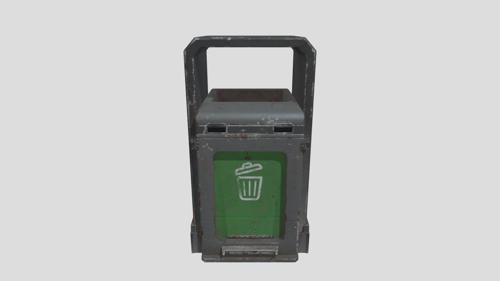 Trash Can Metal