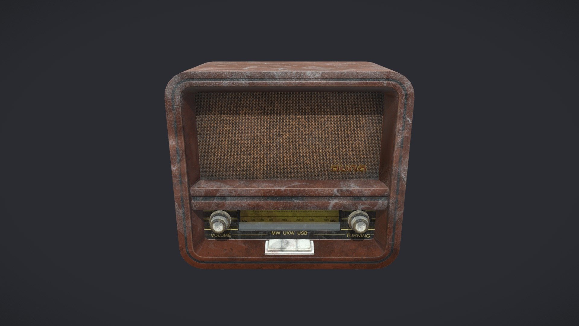Vintage Radio - 3D model by line bambust (@linebambust) [bf31c87 ...